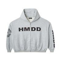 HMDDLA HOODIE 'ZIP UP CHIMSTONE'