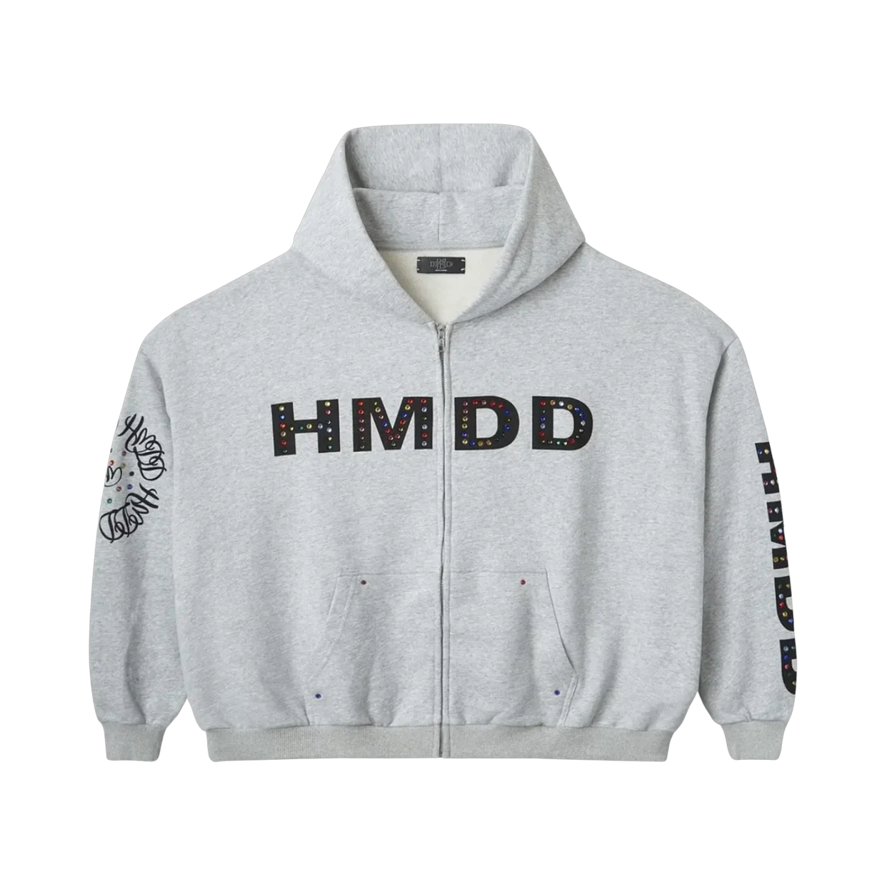 HMDDLA HOODIE 'ZIP UP CHIMSTONE'
