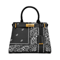 NDG PARIS BAG '300MM BLACK BANDANA'