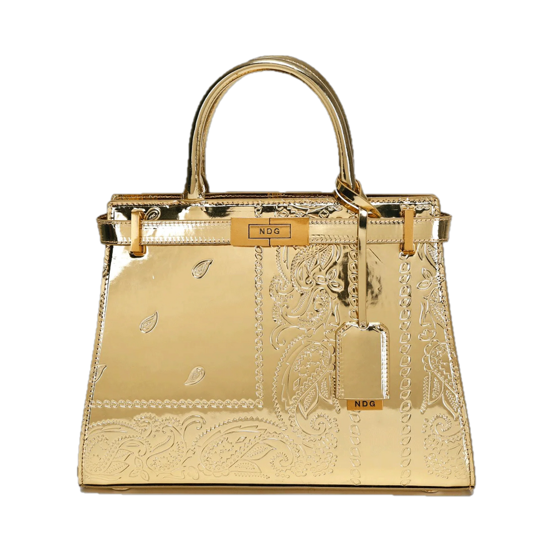 NDG PARIS BAG '300MM GOLD PAISLEY'
