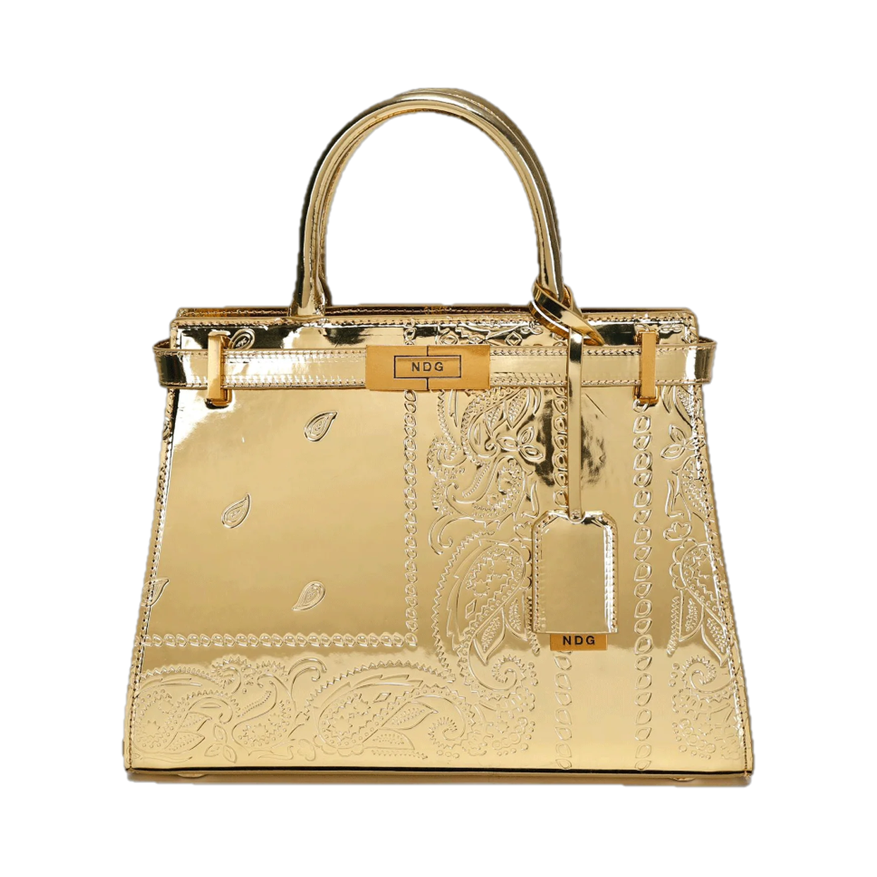 NDG PARIS BAG '300MM GOLD PAISLEY'