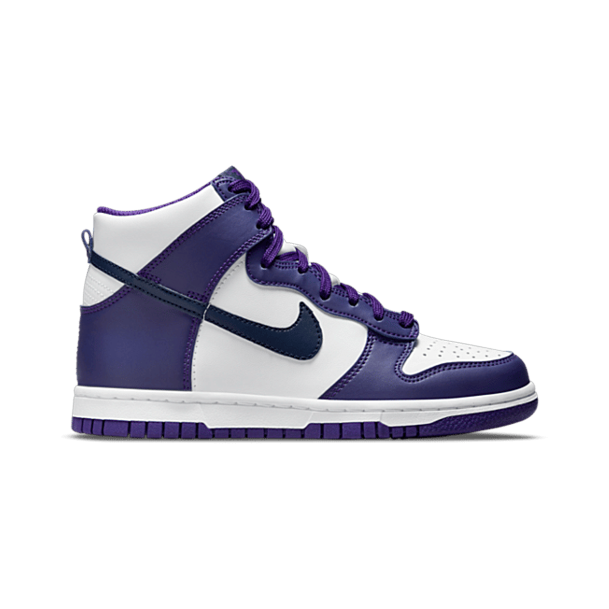 NIKE DUNK HIGH (GS) 'ELECTRO PURPLE MIDNIGHT NAVY'
