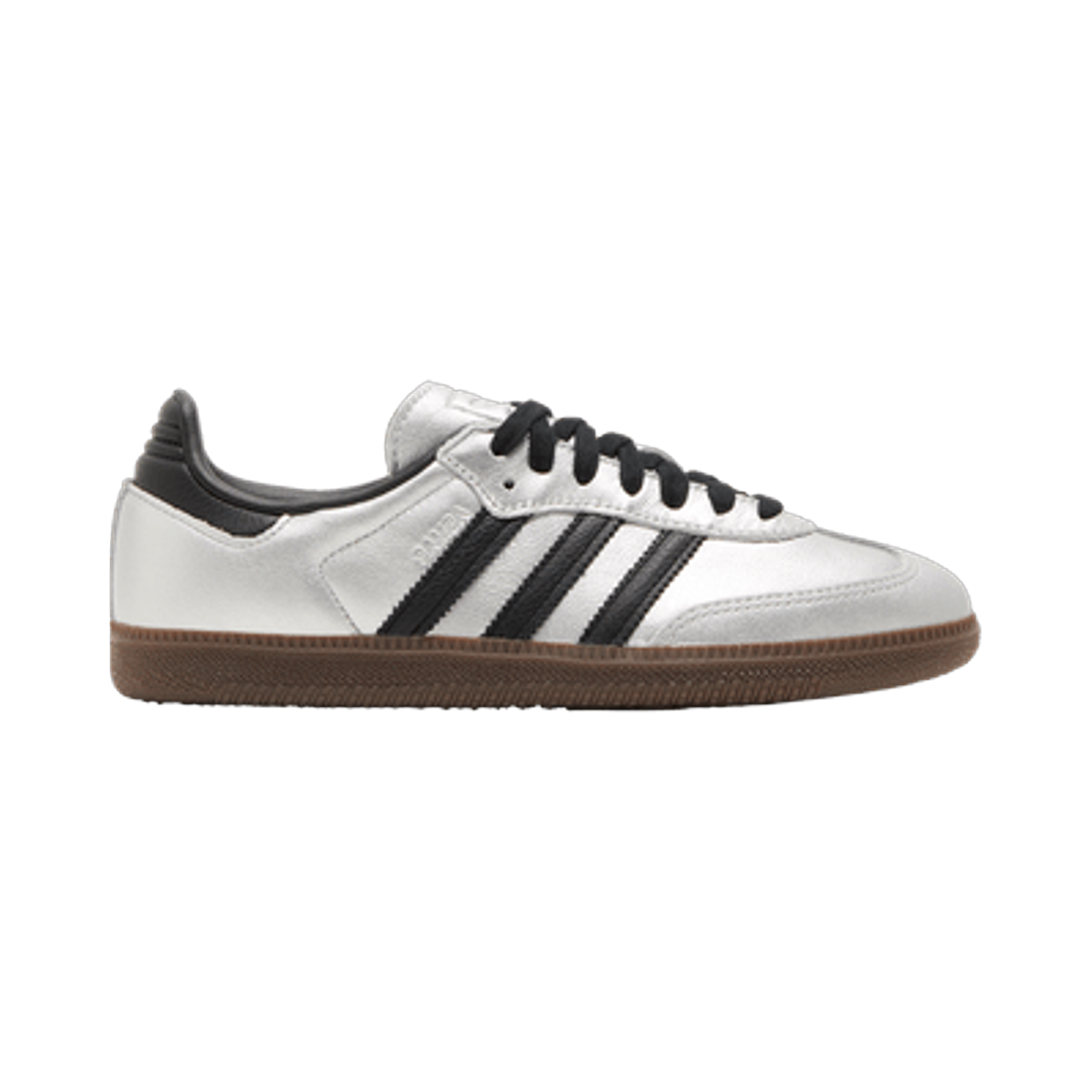 ADIDAS SAMBA (W) 'SILVER METALLIC BLACK GUM'