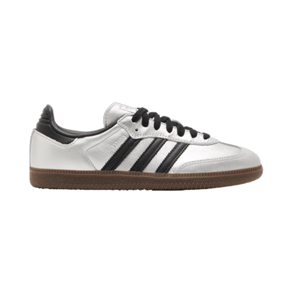 ADIDAS SAMBA (W) 'SILVER METALLIC BLACK GUM'