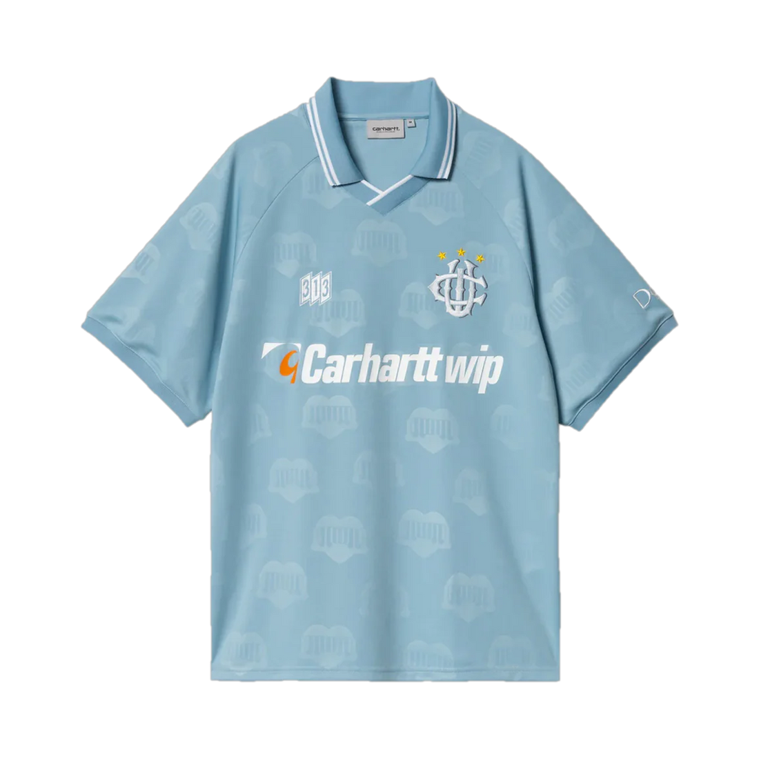 CARHARTT TEE 'FOOTBALL SHIRT IN HEART BLUE'