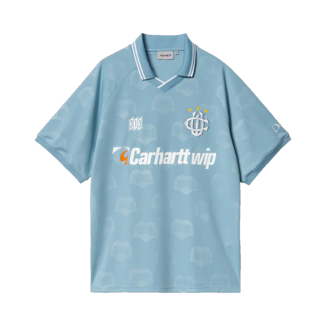 CARHARTT TEE 'FOOTBALL SHIRT IN HEART BLUE'