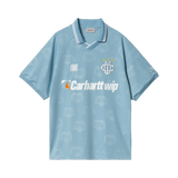 CARHARTT TEE 'FOOTBALL SHIRT IN HEART BLUE'