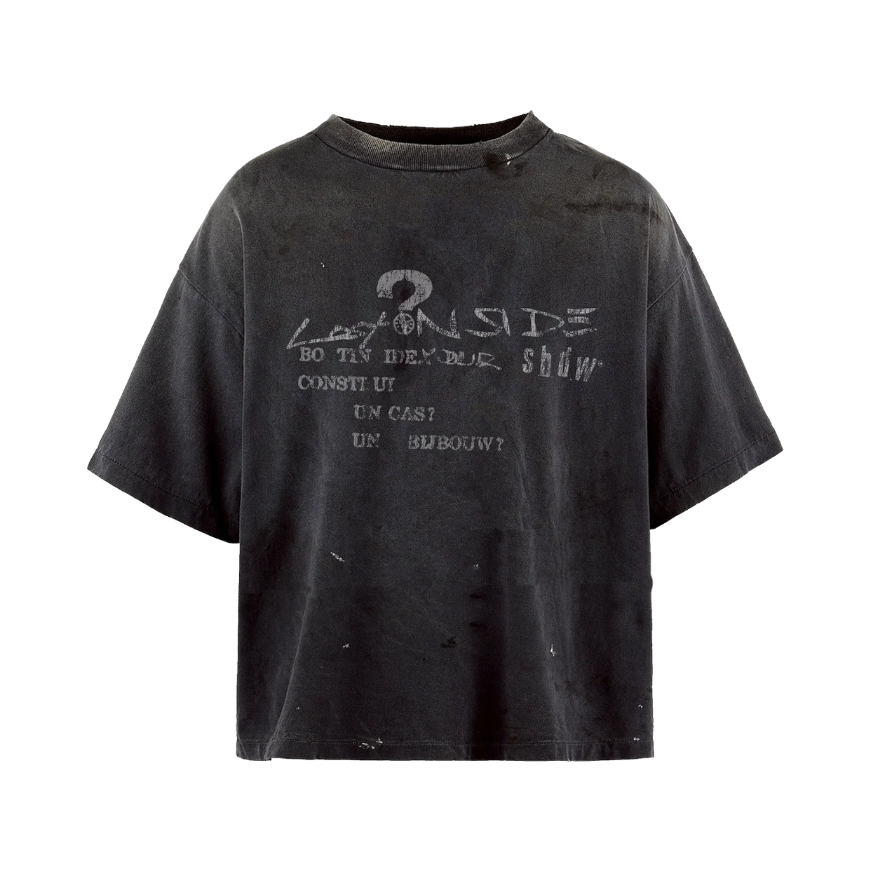 LOST SHADOWS TEE 'METALLIC FONT'