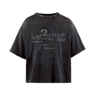 LOST SHADOWS TEE 'METALLIC FONT'