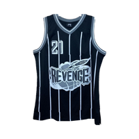 REVENGE JERSEY 'EMBROIDERED BLACK'