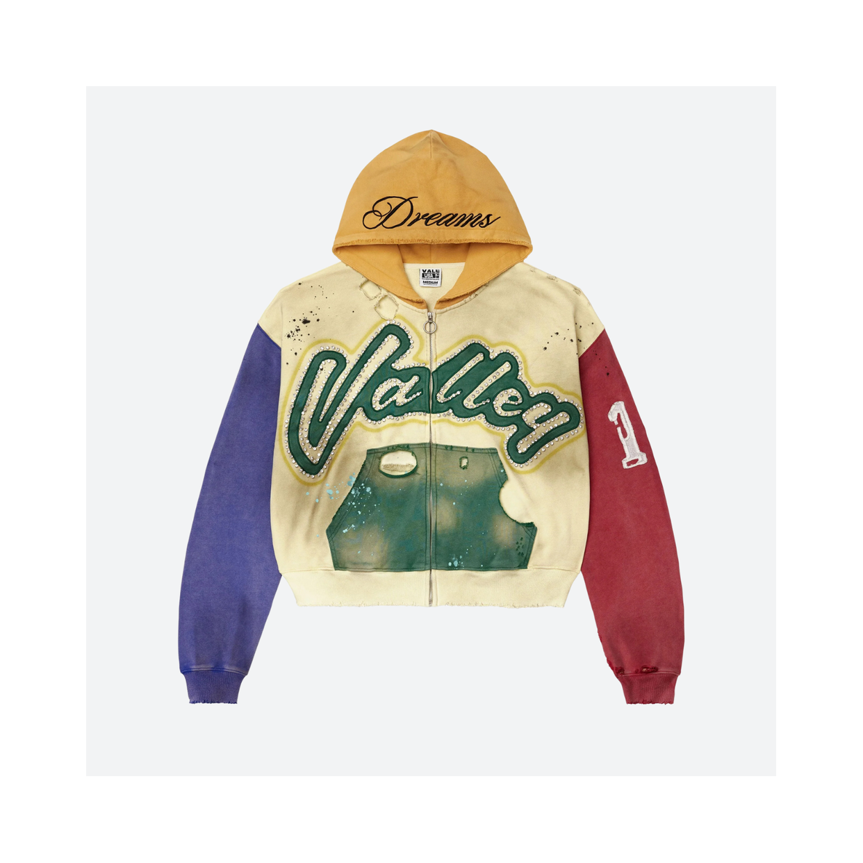 VALE FOREVER HOODIE 'ZIPUP COLLAGE'