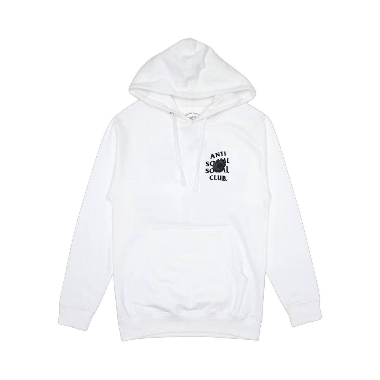 ANTI SOCIAL HOODIE 'BAT EMOJI WHITE'