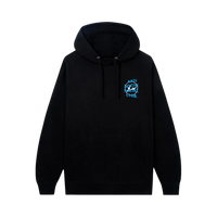 ANTI SOCIAL HOODIE 'FRAGMENT PETALS BLACK BLUE'