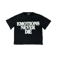 MIXED EMOTIONS TEE 'END RHINESTONE BLACK'
