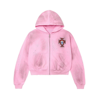 VALE FOREVER HOODIE 'ZIP-UP VENUS PINK'