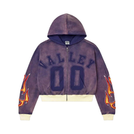 VALE FOREVER HOODIE 'ZIP-UP CHIMERA BLUE'