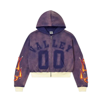 VALE FOREVER HOODIE 'ZIP-UP CHIMERA BLUE'