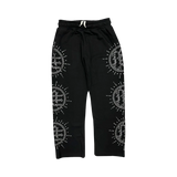 MIXED EMOTIONS PANT 'ECLIPSE BLACK RHINESTONE'