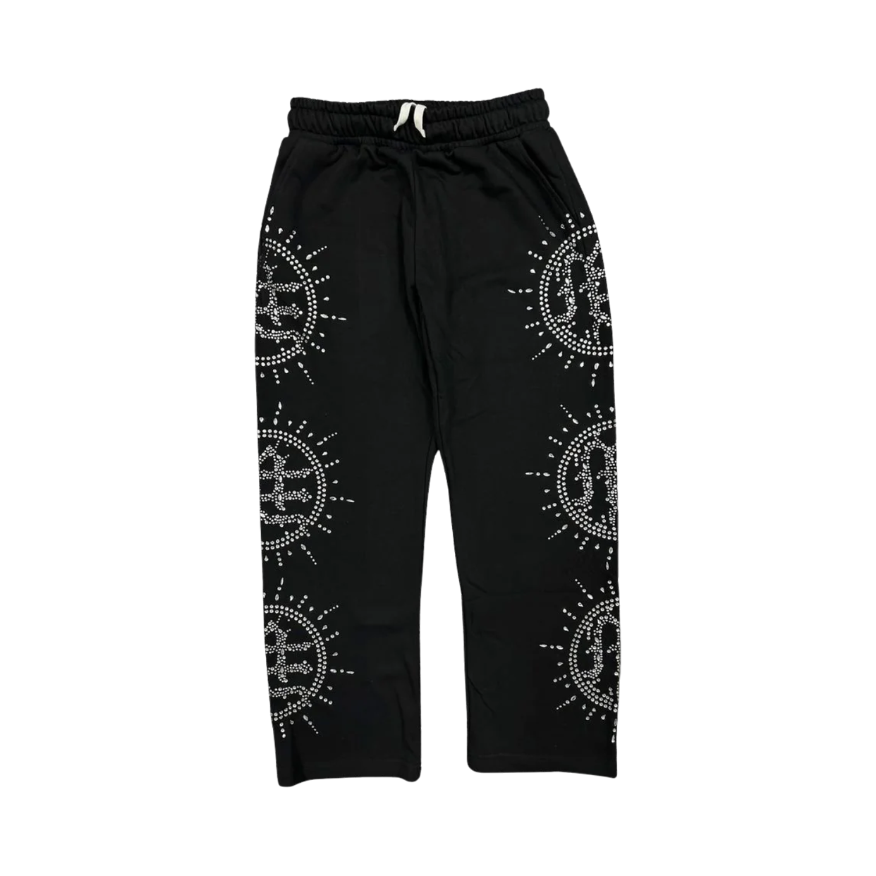 MIXED EMOTIONS PANT 'ECLIPSE BLACK RHINESTONE'