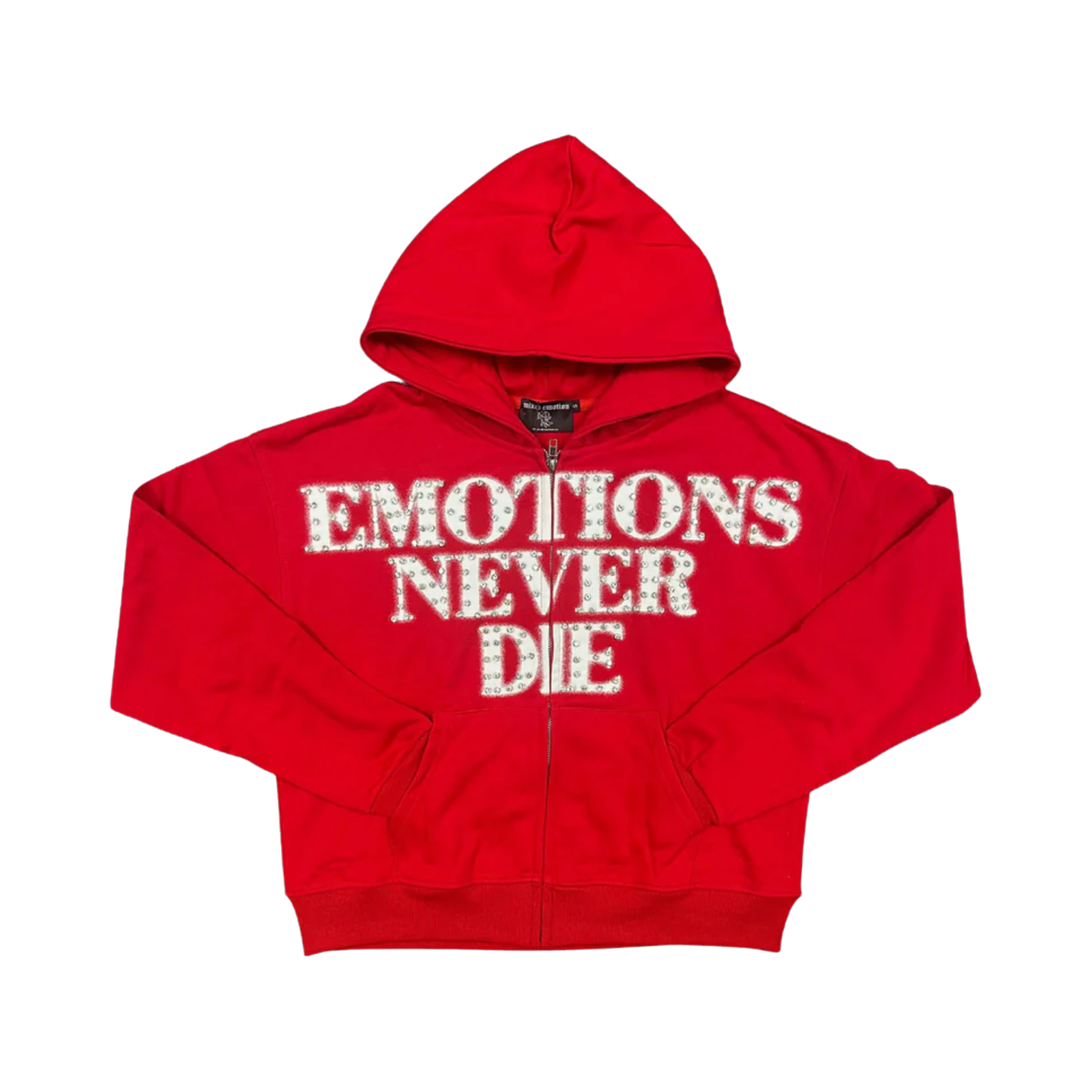 MIXED EMOTIONS HOODIE 'RED END'