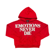 MIXED EMOTIONS HOODIE 'RED END'