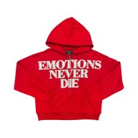 MIXED EMOTIONS HOODIE 'RED END'