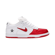 NIKE DUNK LOW 'SB SUPREME WHITE RED JEWEL'