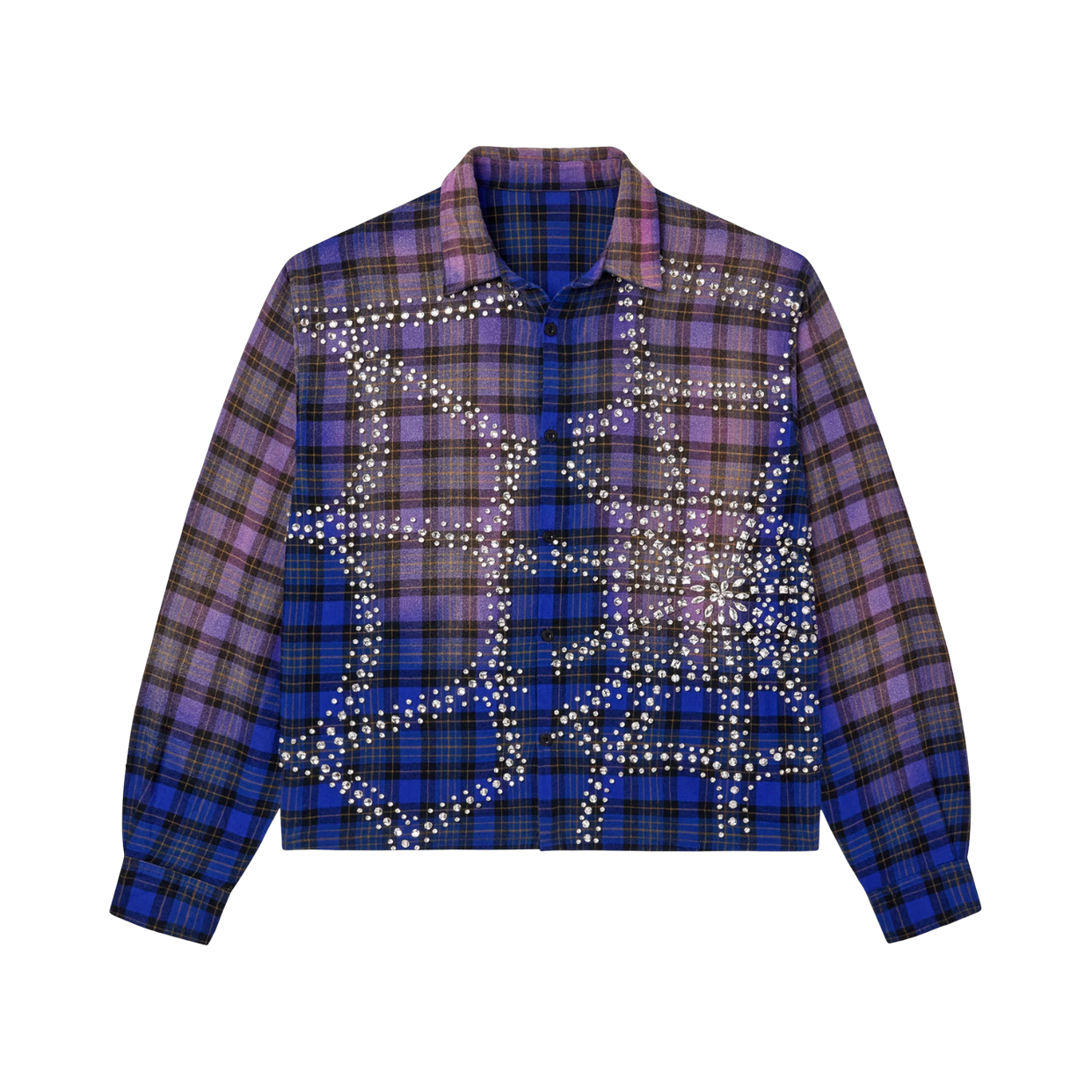 VALE FOREVER FLANNEL 'BLUE INFERNO'