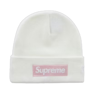 SUPREME BEANIE 'BOX LOGO FW25 WHITE'