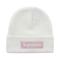 SUPREME BEANIE 'BOX LOGO FW25 WHITE'