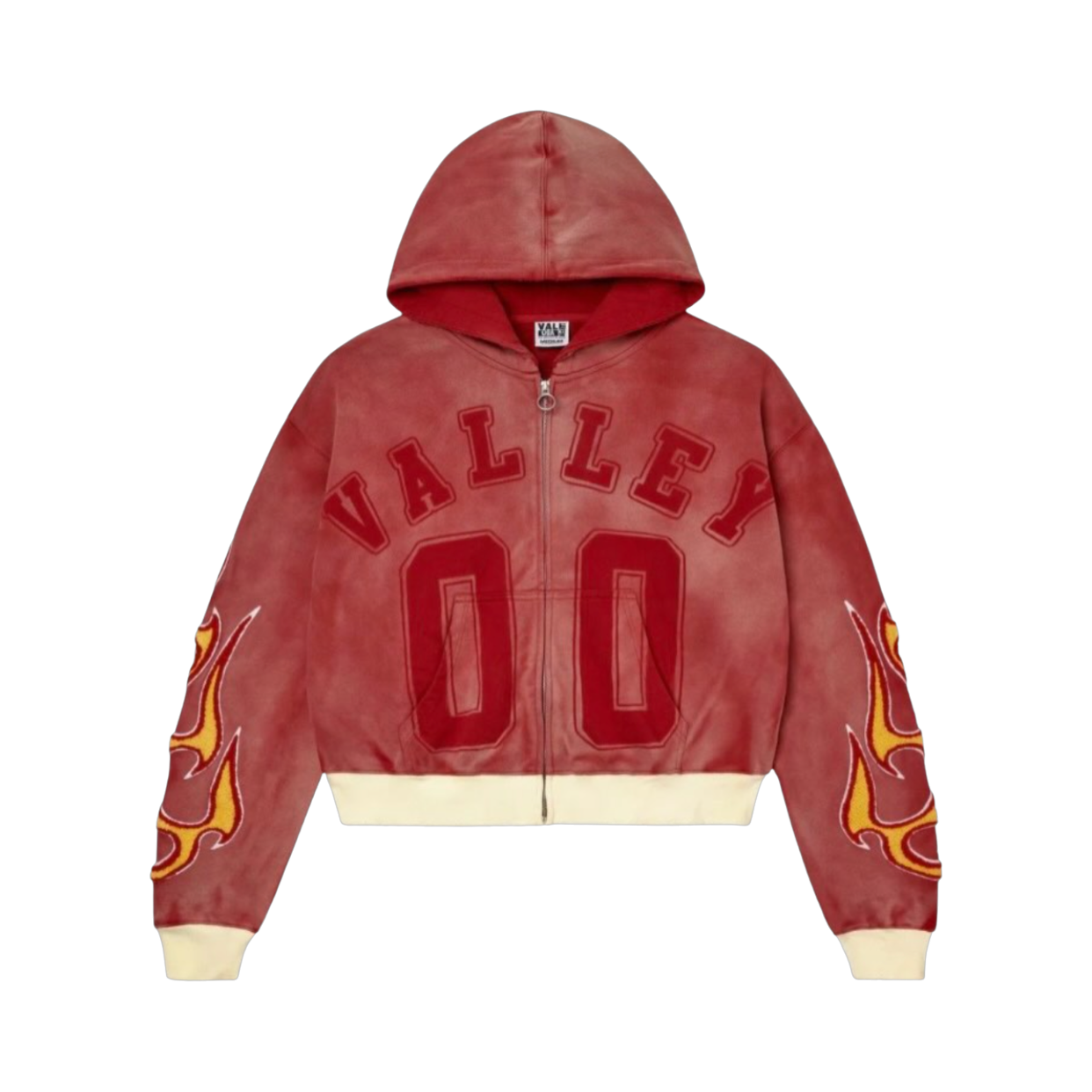 VALE FOREVER HOODIE 'ZIP-UP CHIMERA RED'