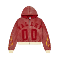 VALE FOREVER HOODIE 'ZIP-UP CHIMERA RED'