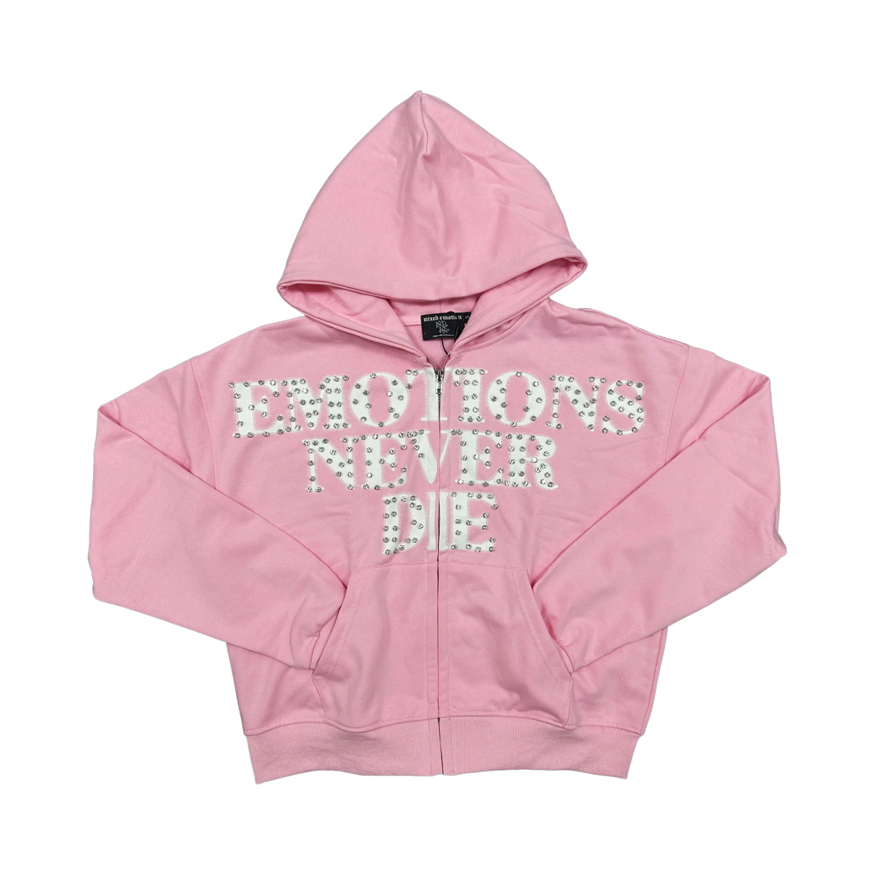 MIXED EMOTIONS HOODIE 'PINK END'