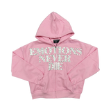 MIXED EMOTIONS HOODIE 'PINK END'