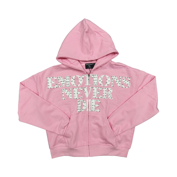 MIXED EMOTIONS HOODIE 'PINK END'