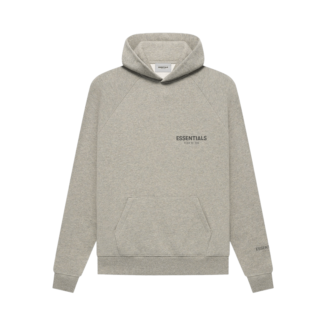 ESSENTIALS HOODIE 'DARK OATMEAL'