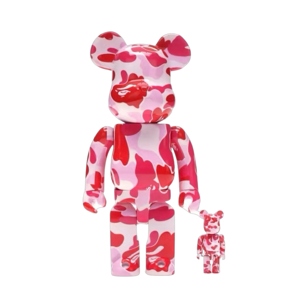 BEARBRICK 'BAPE PINK CAMO'