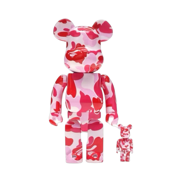 BEARBRICK 'BAPE PINK CAMO'