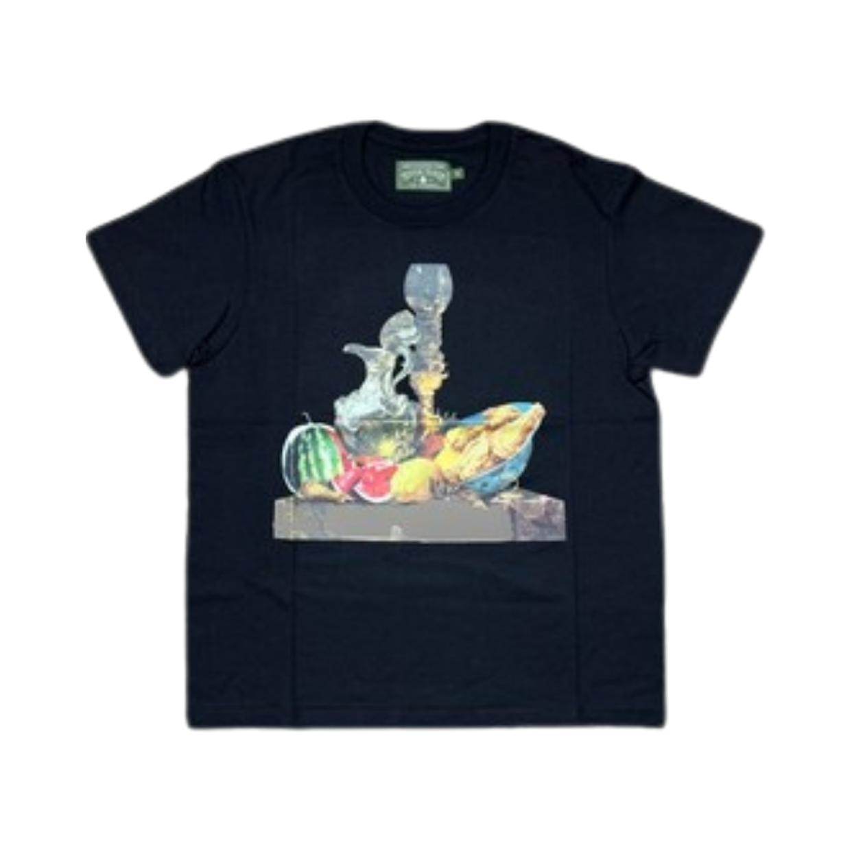 DENIM TEARS TEE 'KMG FRUIT PLATE BLACK'