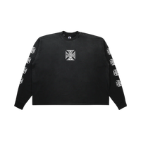 HMDDLA LONGSLEEVE 'BIKER BLACK'