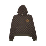 AZVA HOODIE 'CACTUS PLAID'