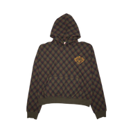 AZVA HOODIE 'CACTUS PLAID'