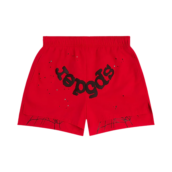 SPIDER SHORT 'OG WEB RED'
