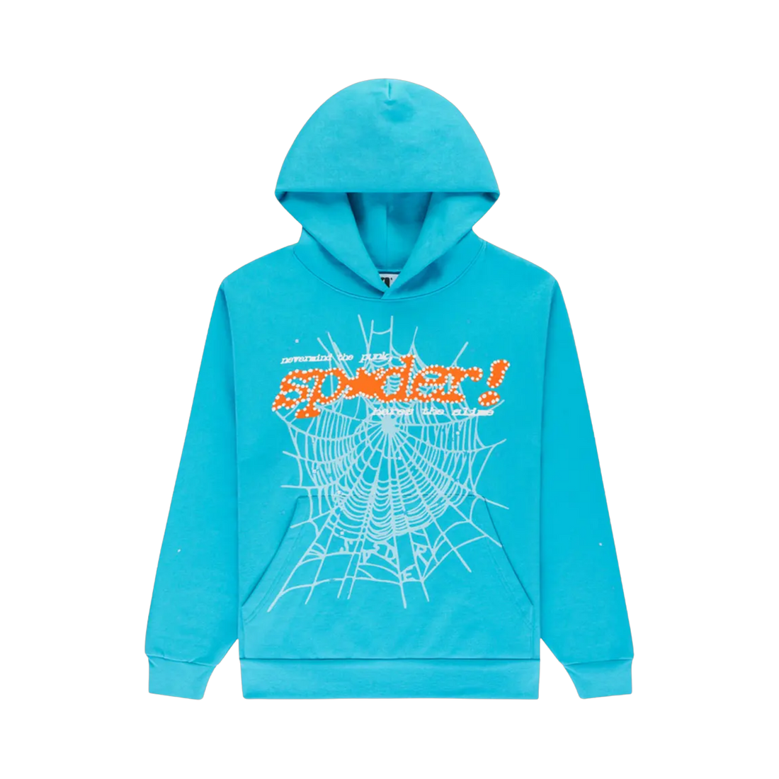 SPIDER HOODIE 'PUNK V2 CYAN'
