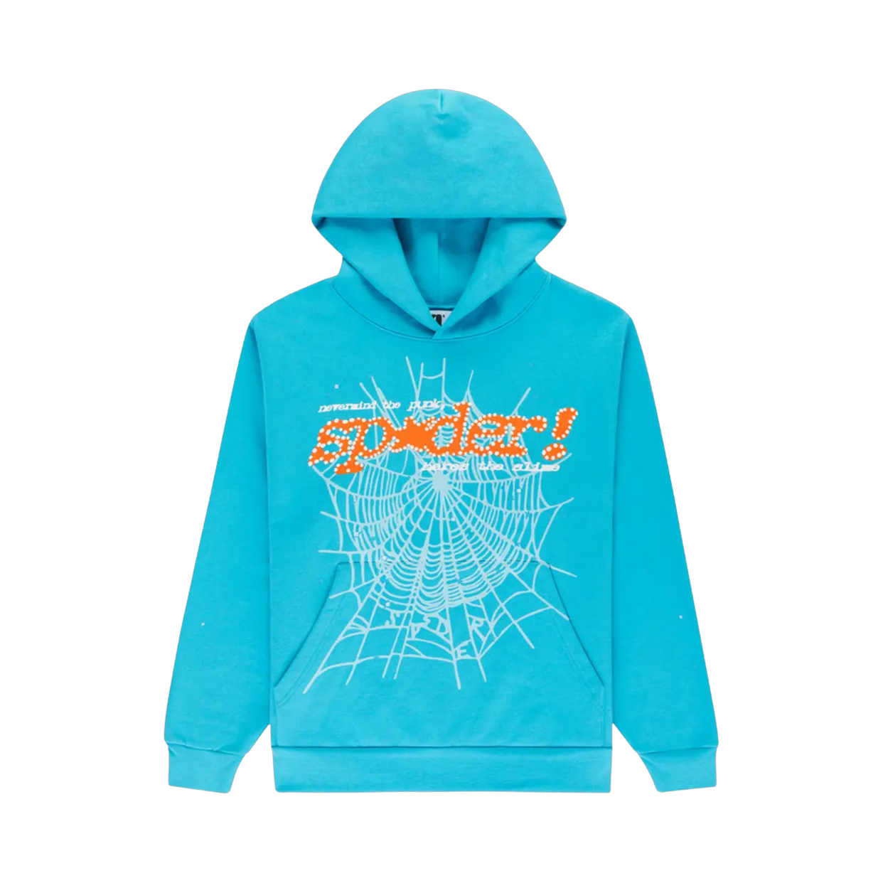 SPIDER HOODIE 'PUNK V2 CYAN'
