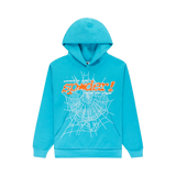 SPIDER HOODIE 'PUNK V2 CYAN'