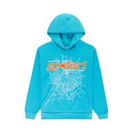 SPIDER HOODIE 'PUNK V2 CYAN'