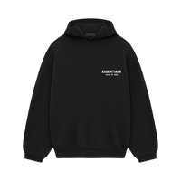ESSENTIALS HOODIE 'FLEECE FW24 BLACK'