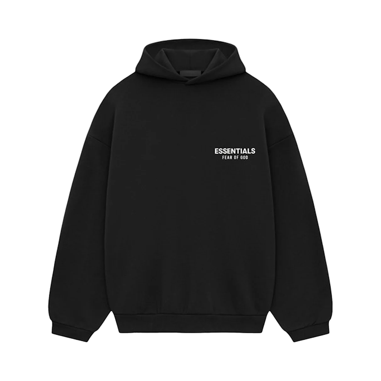 ESSENTIALS HOODIE 'FLEECE FW24 BLACK'
