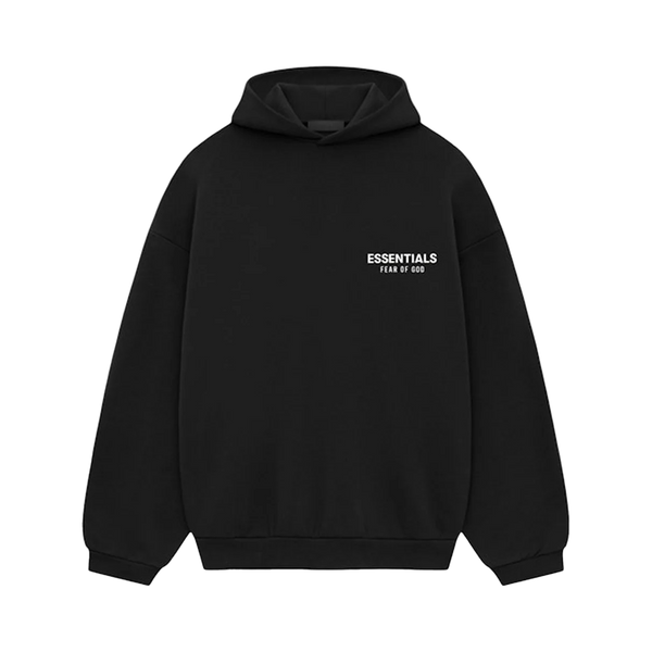 ESSENTIALS HOODIE 'FLEECE FW24 BLACK'